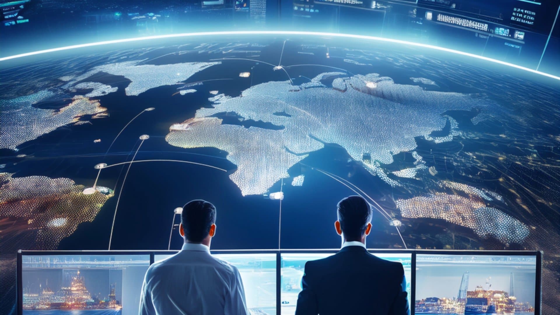 Vision background - Future of maritime logistics