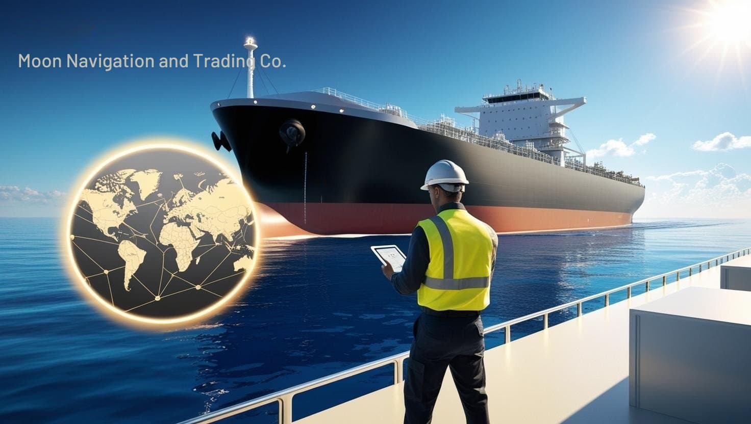 Moon Navigation and Trading Co. global logistics network