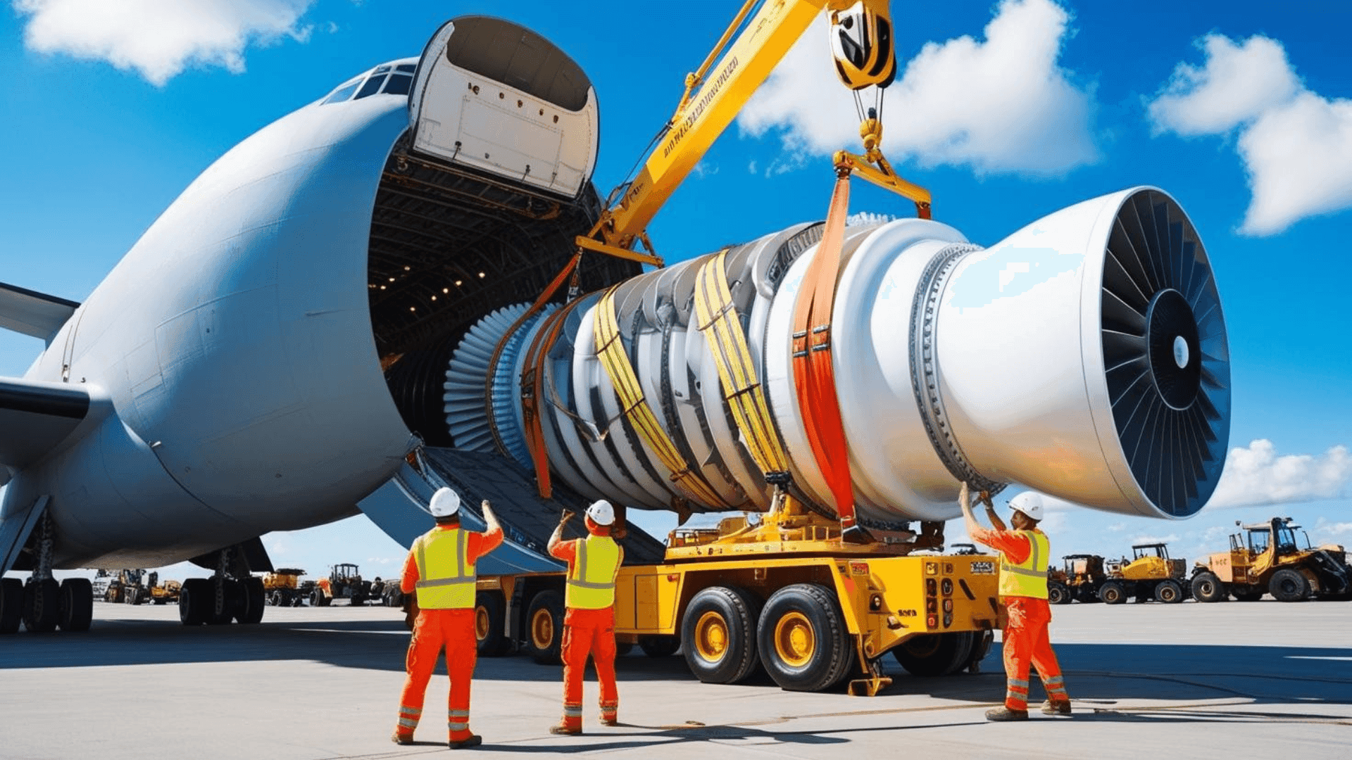 Oversized air cargo handling
